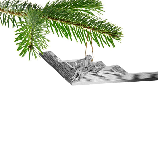 B2 Stealth Bomber Christmas Tree Bauble Decoration Ornament For Christmas Xmas Noel (Gold)