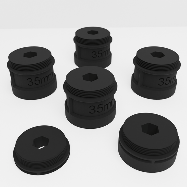 Volume Token for Rockshox 35mm Forks (Pike, Lyrik, Yari, Pike DJ, BoXXer) Bottomless Tokens - Various Sizes