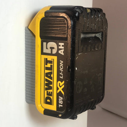 Dewalt Compatible Battery Holder/Bracket Ideal For Wall Or Shelf Mounting