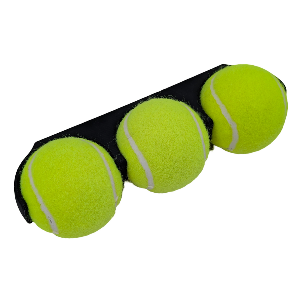 Padel Ball Wall Mount - Triple Ball Quick-Slot Storage Rack