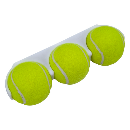 Padel Ball Wall Mount - Triple Ball Quick-Slot Storage Rack