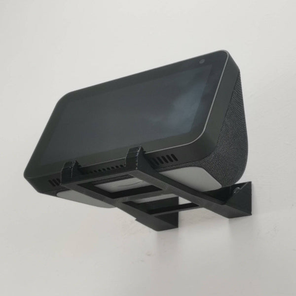 Echo Show 5 Wall Mount Wall Bracket Stand : Black (Angled Or Upright)