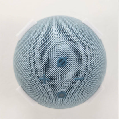 Echo Dot 4th Generation Wall / Ceiling Mount Bracket 4 Clasp