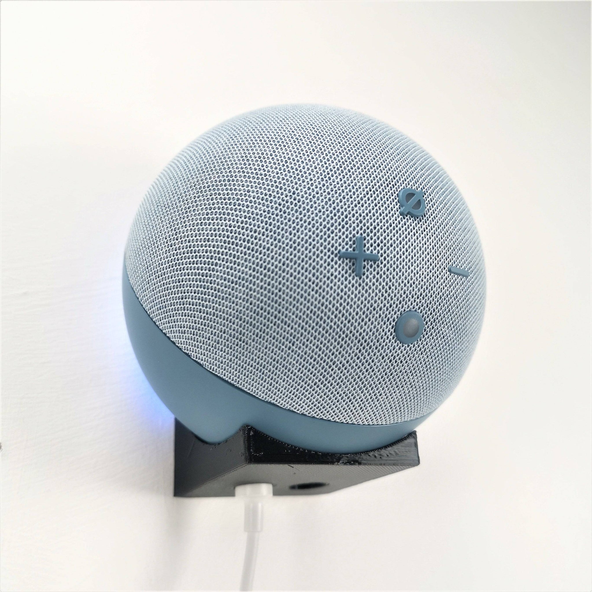 Echo Dot 4th Generation Wall Mount Wall Bracket Mini Hidden Holder