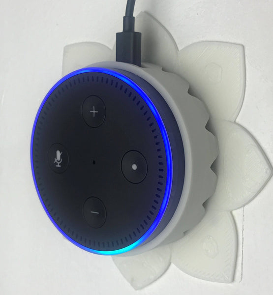 Echo Dot Wall Bracket : Flower Cup Style