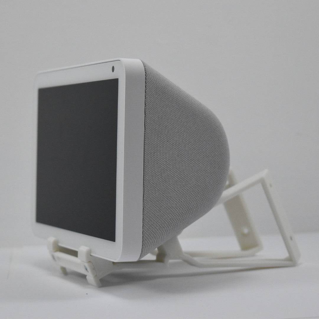 Echo Show 8 Corner Wall Mount Corner Wall Bracket Adjustable Tilt Multi Function - Upright & Angled