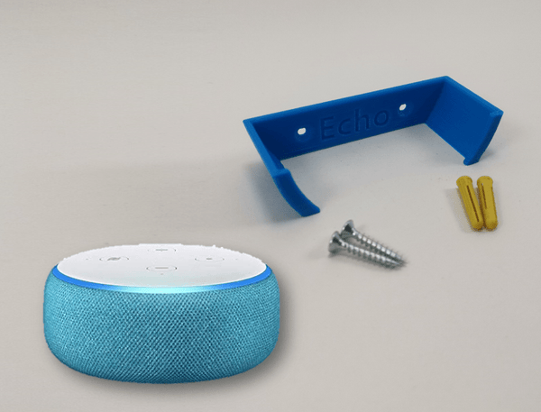 Echo Dot 3rd Generation Kids Edition Wall Bracket Mount (Blue or Rainbow)
