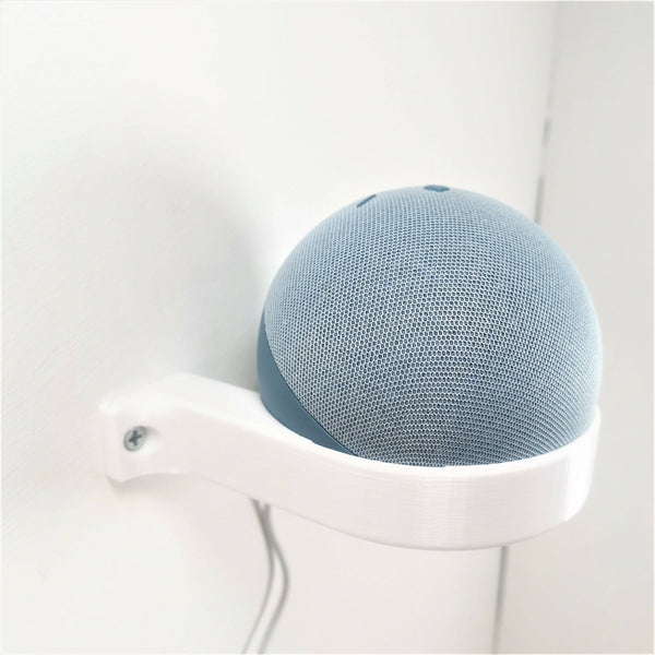 Echo Dot 4th Generation Wall Bracket Wall Mount Holder Ring Halo Grey