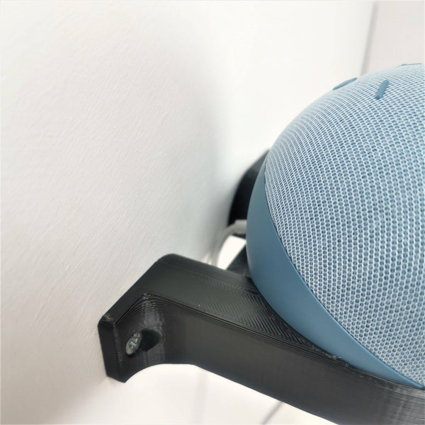 Echo Dot 4th Generation Wall Bracket Wall Mount Holder Ring Halo Grey