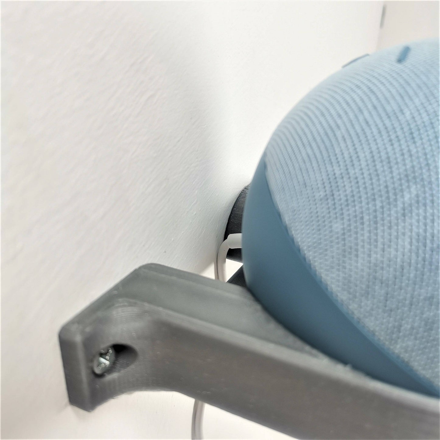 Echo Dot 4th Generation Wall Bracket Wall Mount Holder Ring Halo Grey