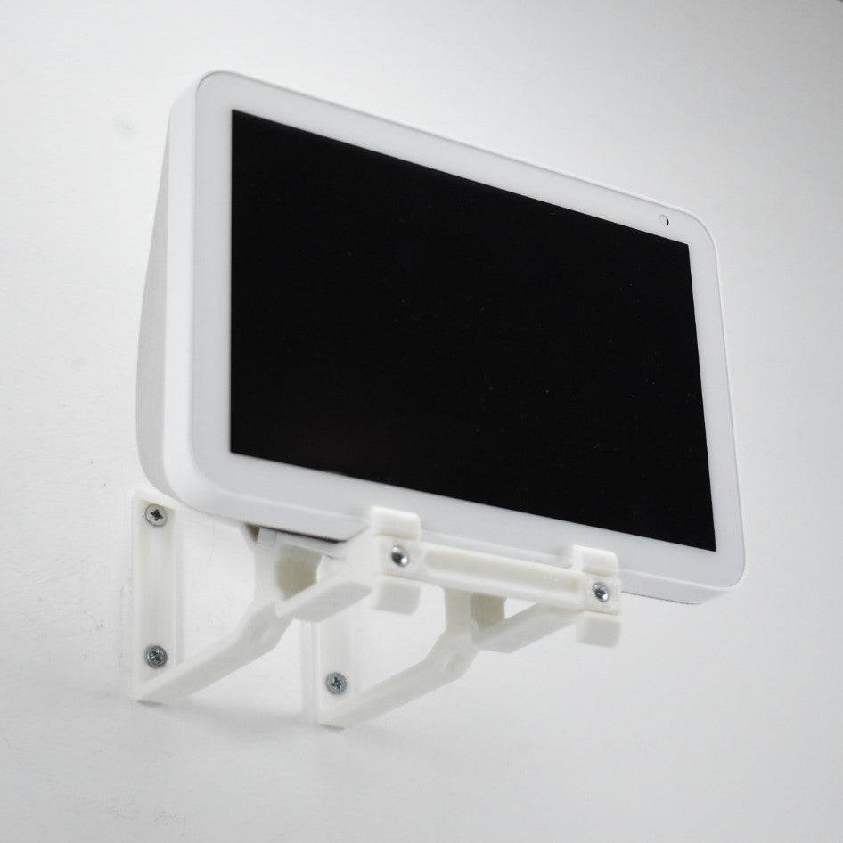 Echo Show 8 Wall Mount Wall Bracket Adjustable Tilt Multi Function - Upright & Angled