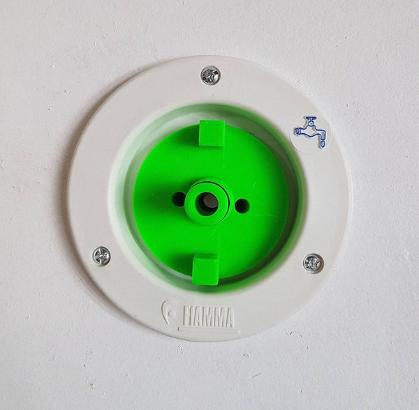 Motorhome Water Filler Cap With Hose Connector : Fits Fiamma Type