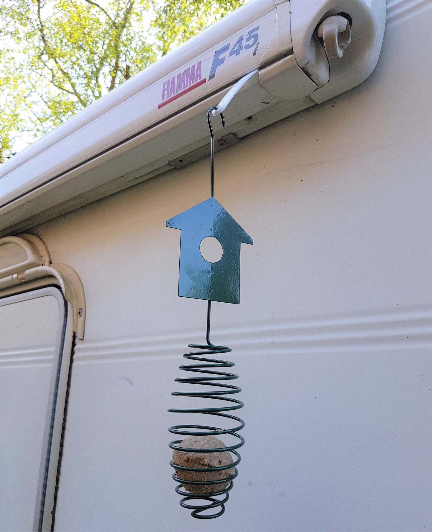 Motorhome Awning Rail Hook Bird Feeder Hook For Caravan Campervan RV - White
