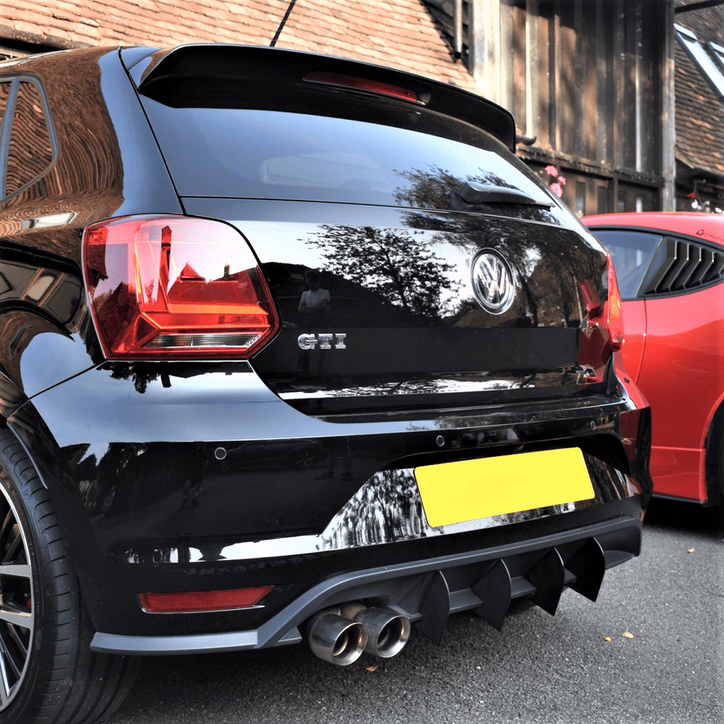 VW Polo GTI Rear Diffuser 4 Fin (2015-2017) | 3DCabin