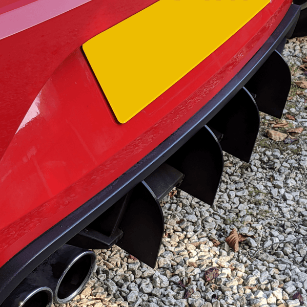 VW Polo GTI Rear Diffuser 4 Fin (2015-2017)