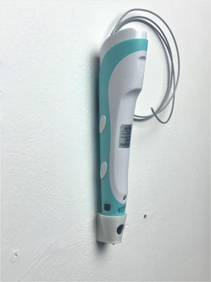 3D Filament Pen Wall Bracket Holder : Black