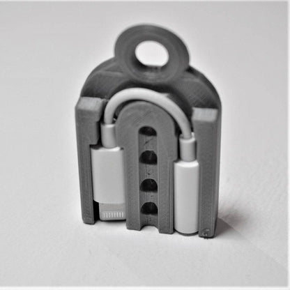 Apple Iphone Lightning Headphone Adapter - Keyring Holder