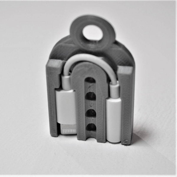 Apple Iphone Lightning Headphone Adapter - Keyring Holder