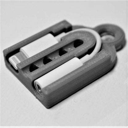 Apple Iphone Lightning Headphone Adapter - Keyring Holder