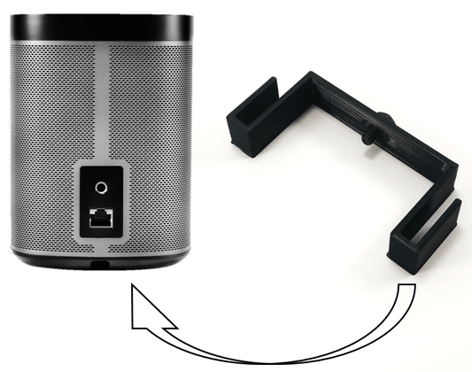 Gestion des câbles pour Sonos Play 1 Tidy Clip
