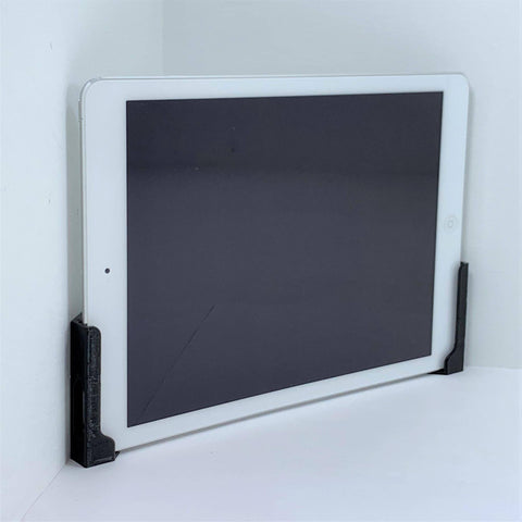 Tablet Corner Wall Mount Bracket Holder (Up to 9.5mm Thickness)