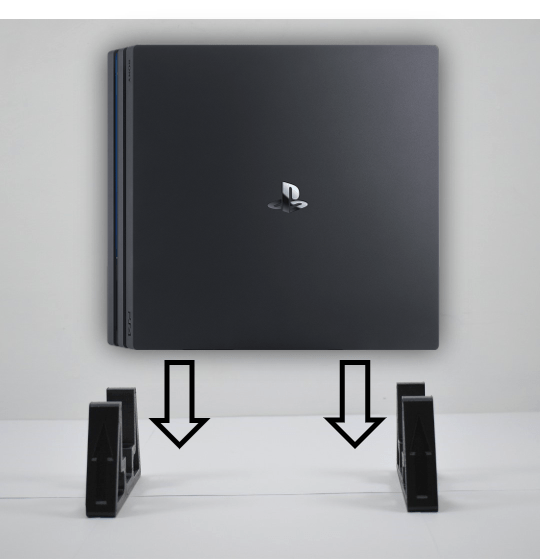 PS4 Pro Console Vertical Stand Adjustable, Diffrent Colours Available