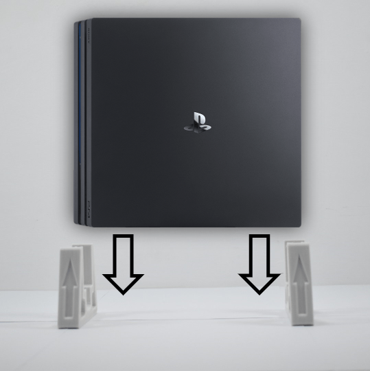PS4 Pro Console Vertical Stand Adjustable, Diffrent Colours Available