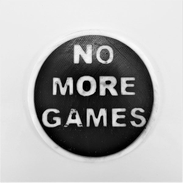 Gaming "Choice" Coaster / Large Coin: Flip The Coin To Decide If You Play On Or Rest Up..!