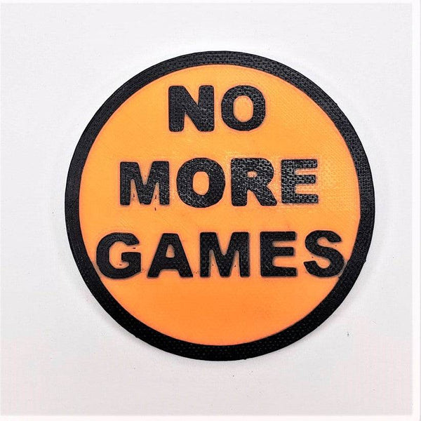 Gaming "Choice" Coaster / Large Coin: Flip The Coin To Decide If You Play On Or Rest Up..!