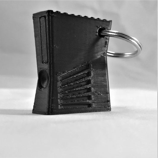 Xbox 360 Konsolen-Schlüsselanhänger: Schwarz