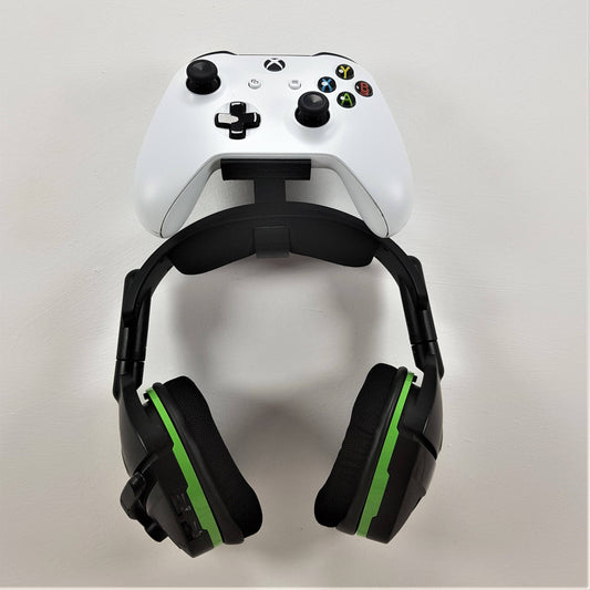 Xbox One / S / X Controller Wandhalterung Wandhalterung mit zusätzlichem Kopfhörerhalter