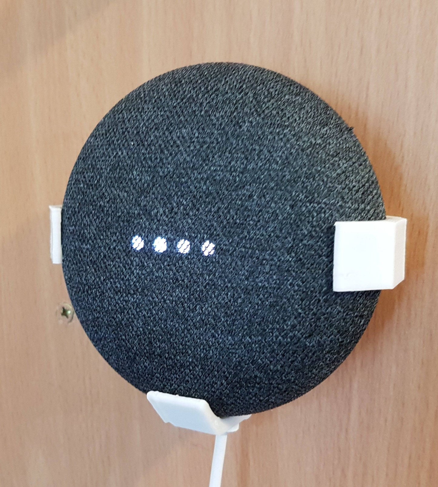 Google Home Mini Wall Bracket (Can Be Hidden Under Shelves/Cabinets Etc)