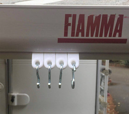 Awning Rail Hook Ring With S Hooks 4 Pack : Motorhome And Caravan Hanger
