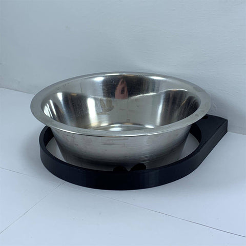 Pet Bowl Holder Barrier Floor Mount Guide Bracket