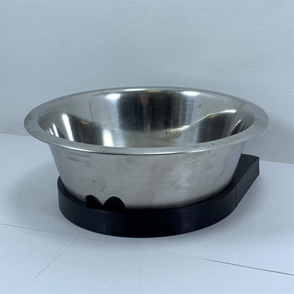 Pet Bowl Holder Barrier Floor Mount Guide Bracket