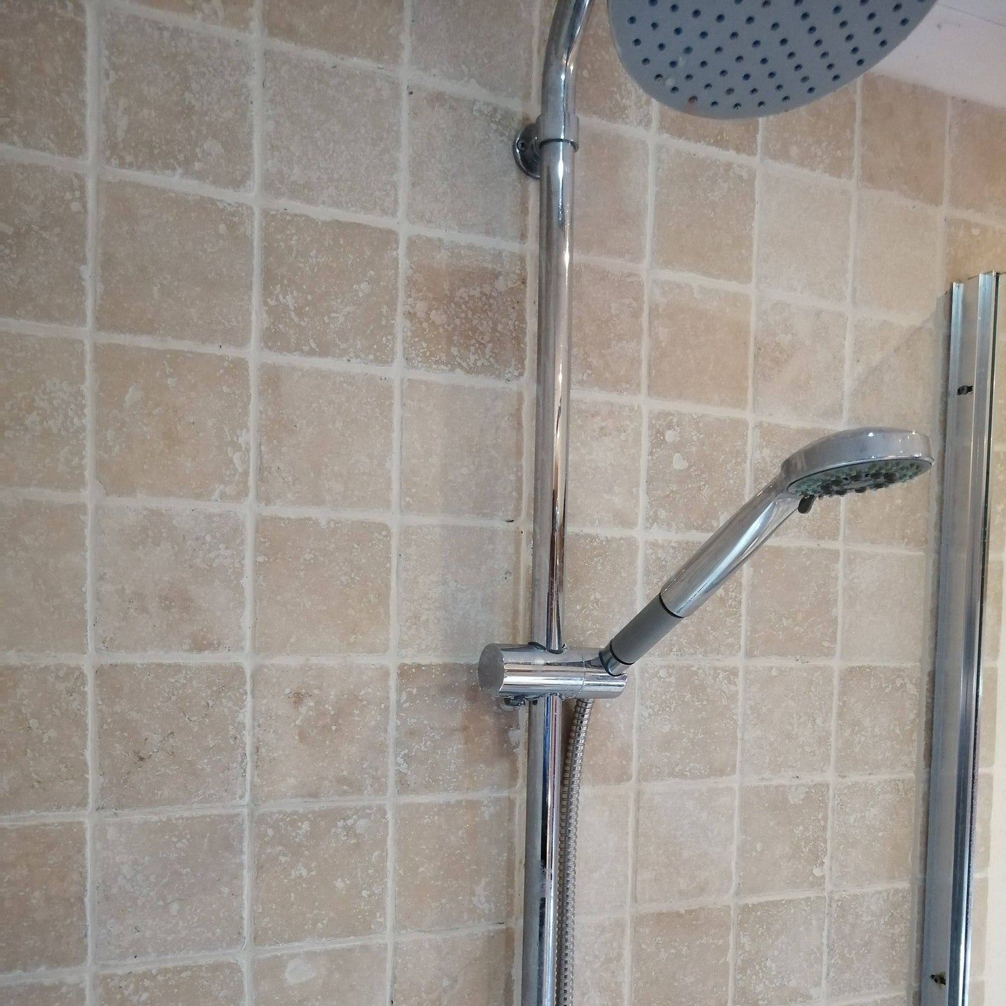 Shower Head Extender Grey