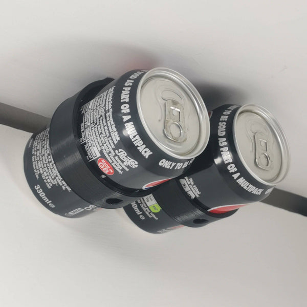 Drinks Can Cupboard Mount Bracket Holder Tidy Space Saver