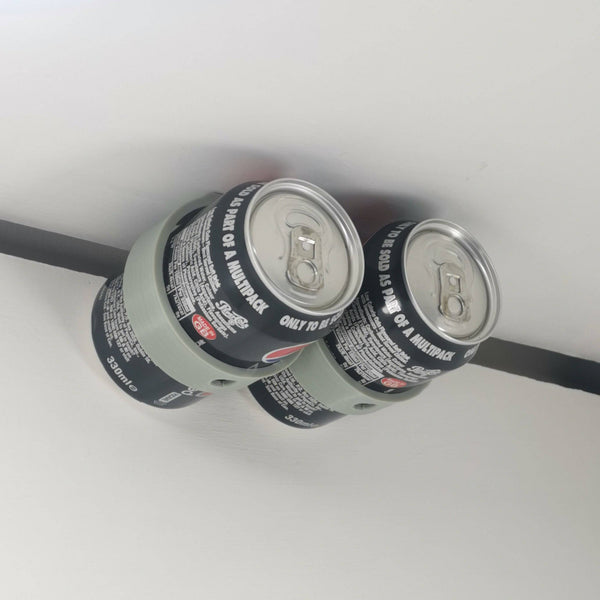 Drinks Can Cupboard Mount Bracket Holder Tidy Space Saver