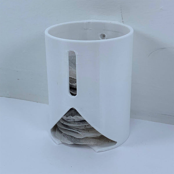 Tea Bag Circular Dispenser Wall Mount Bracket Holder