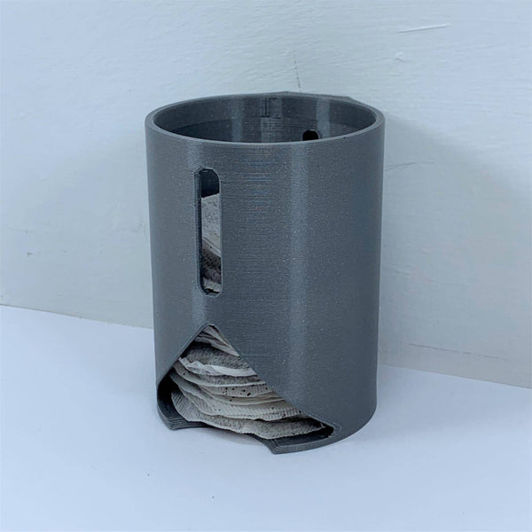 Tea Bag Circular Dispenser Wall Mount Bracket Holder