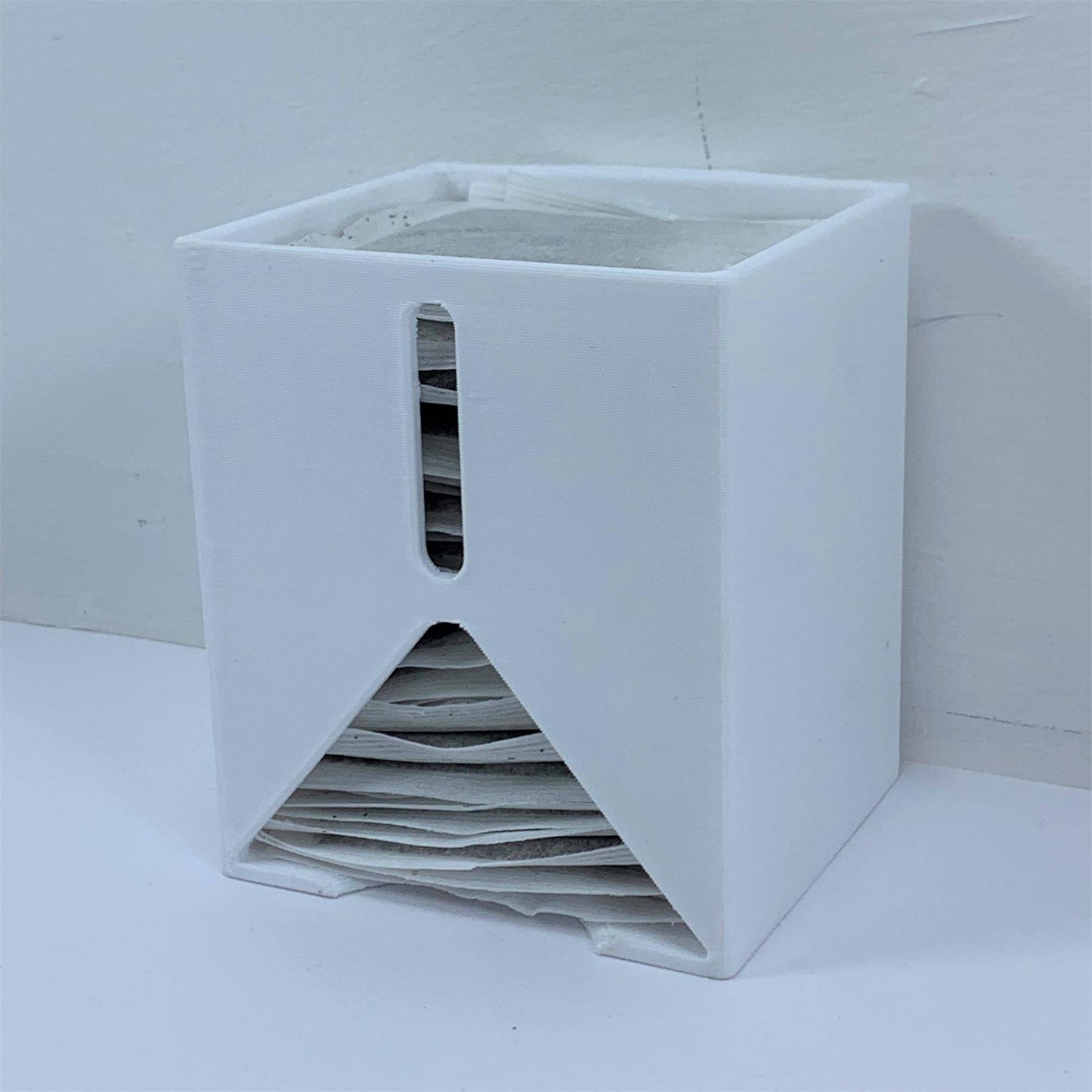 Tea Bag Rectangular Dispenser Wall Mount Bracket Holder