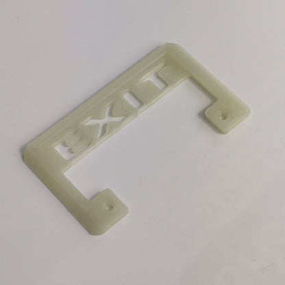 Light Switch Cover Exit Sign : Glow In The Dark
