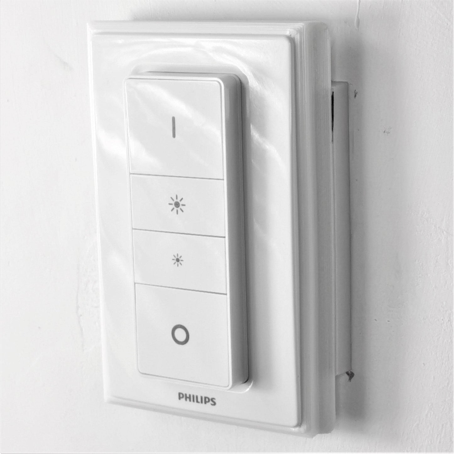 Philips Hue Dimmer Uk Light Switch Converter Adapter Cover Plate : White