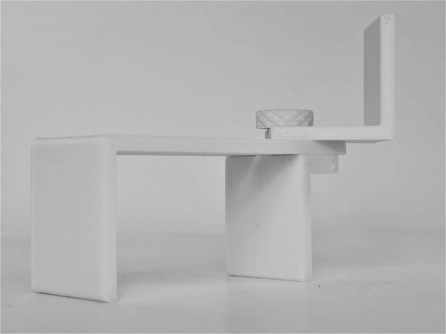 Phone Bracket For Bath Mount, Adjustable Up To 80Mm : White