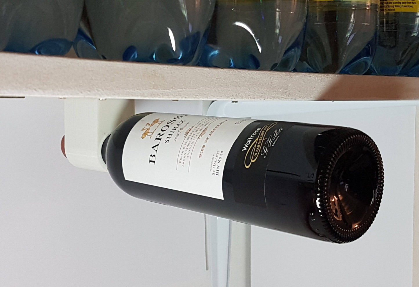 Wine Bottle Rack/Holder : Single Cupboard/Under Shelf Bracket