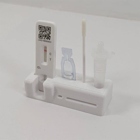 Lateral Flow Test Kit Stand Holder Wall Mount Bracket