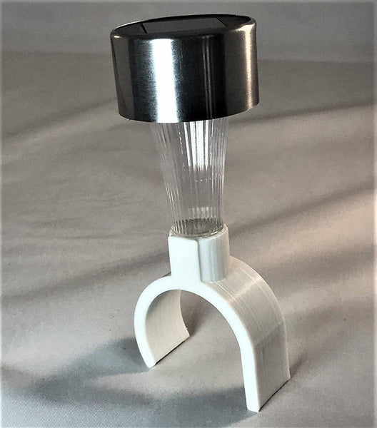 2 X Solar Swimming Pool Lights: White : For Top Rails Of 45Mm E.G Intex Pools