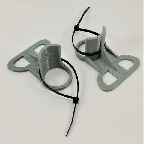 2 X Swimming Pool Pipe Holders, Anti Puncture, Anti Tear, Anti Strain (Standard Grey Gen 2)