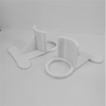 2 X Schwimmbad-Rohrhalterungen (groß): Hält Rohre von 35 mm bis 44 mm (passend für Intex-Pools)