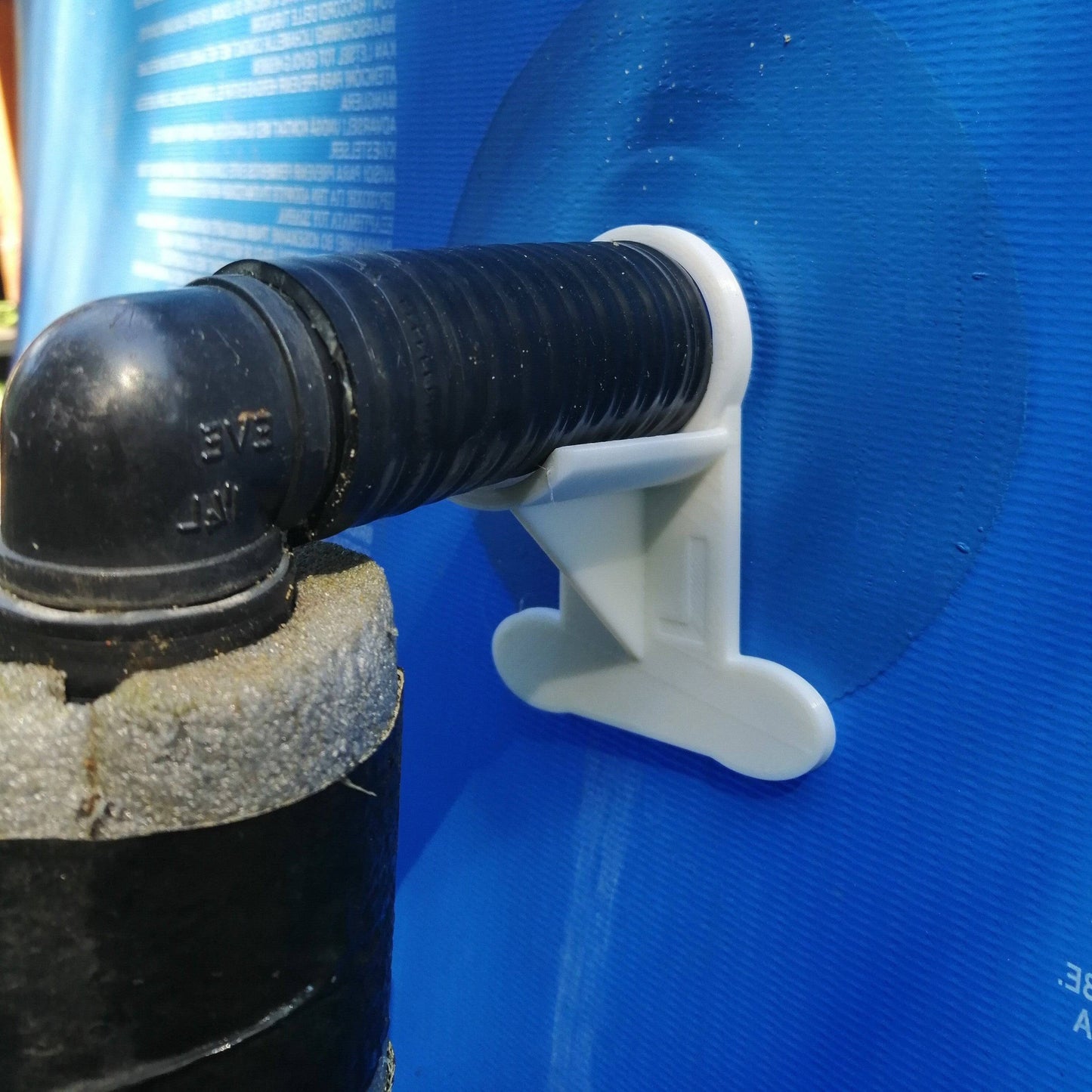 2 X Schwimmbad-Rohrhalterungen (groß): Hält Rohre von 35 mm bis 44 mm (passend für Intex-Pools)